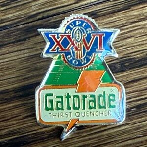 Vintage Super Bowl XXVU (26) Gatorade Commemorative Pin